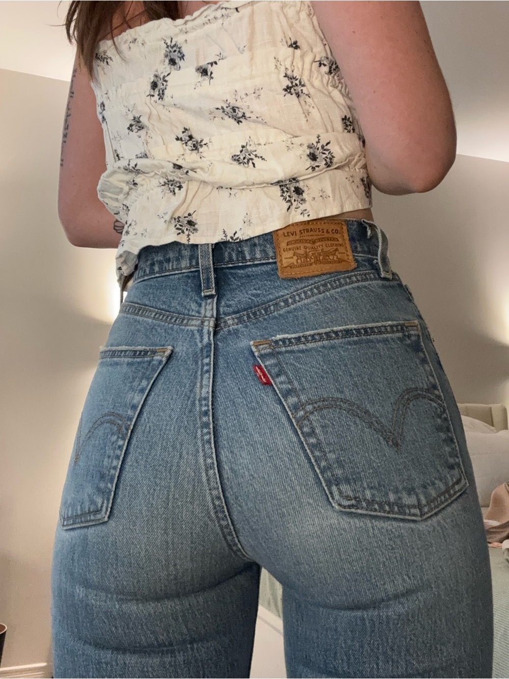 Levi's High-Rise Light Blue Vintage Wash Women's Jeans